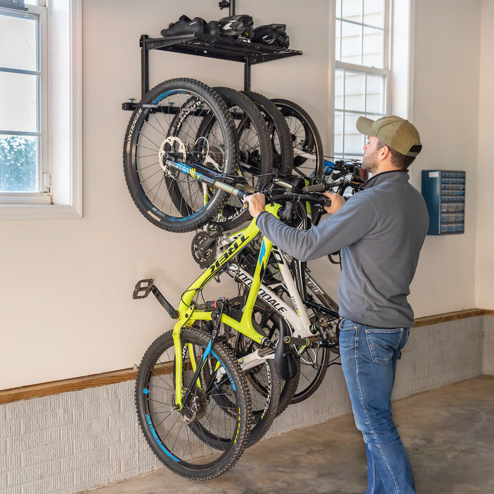 Bike Rack & Shelf | G-Bike Wire Shelf | Holds 5 Bikes
