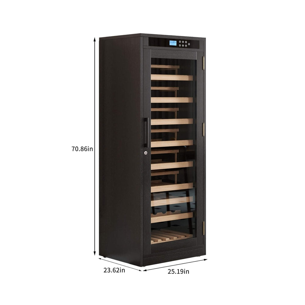 Nuvia Premium Smart Temperature-Controlled Multi-Tier Wine Cabinet For Home And Bar