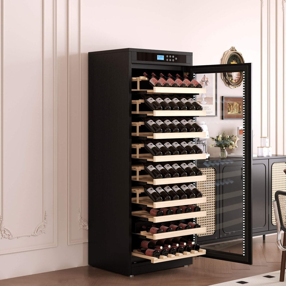 Nuvia Premium Smart Temperature-Controlled Multi-Tier Wine Cabinet For Home And Bar