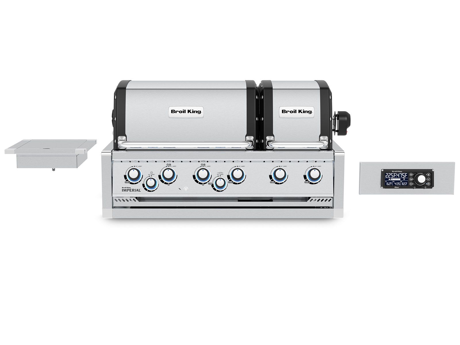 Broil King Imperial QS 690i 6-Burner Gas Grill Island With Rotisserie & Side Burner & iQue™ Technology Control