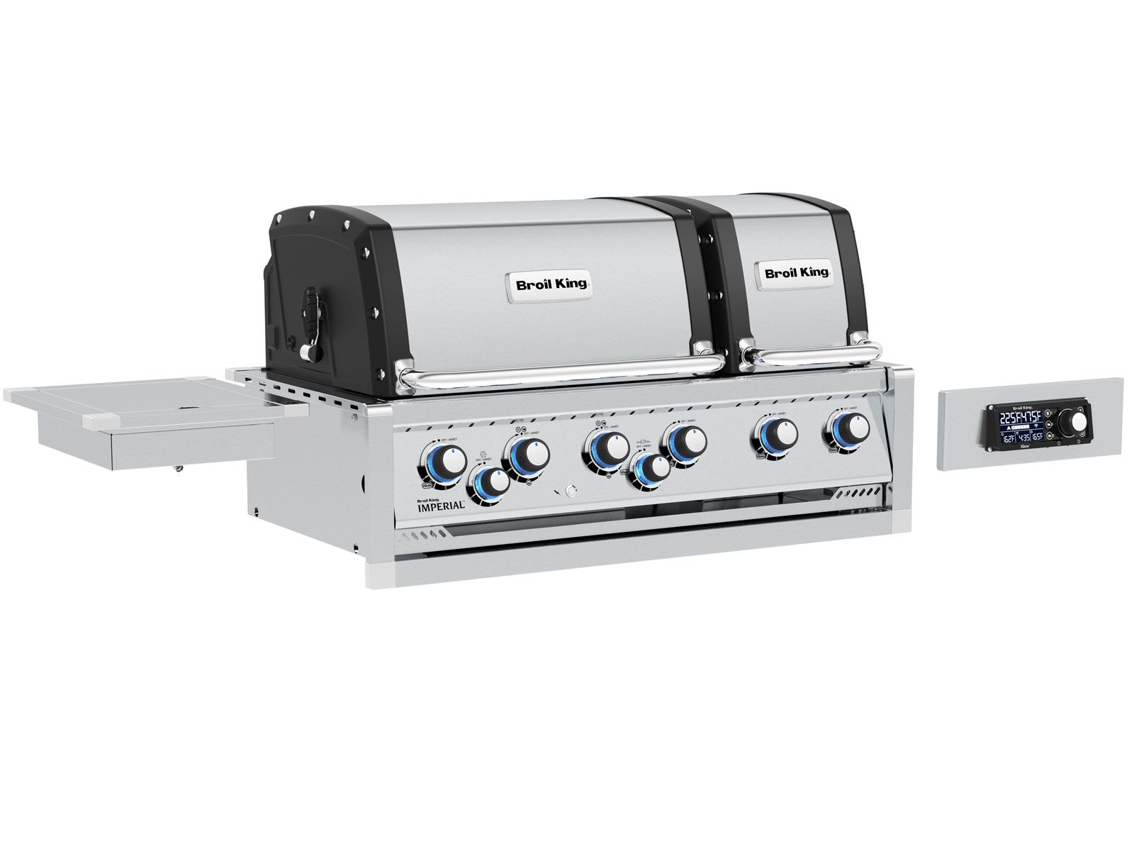 Broil King Imperial QS 690i 6-Burner Gas Grill Island With Rotisserie & Side Burner & iQue™ Technology Control