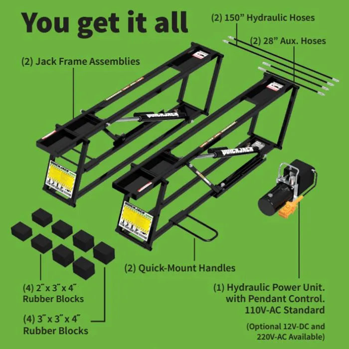 Ranger QuickJack 8000TL Portable Truck Lift System