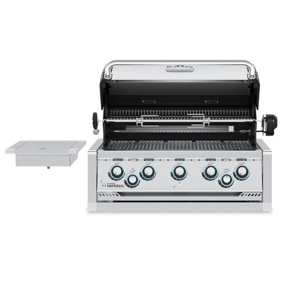 Broil King 8-Foot Outdoor Kitchen Island with Imperial S 590i 5-Burner Gas Grill, Rotisserie & Side Burner
