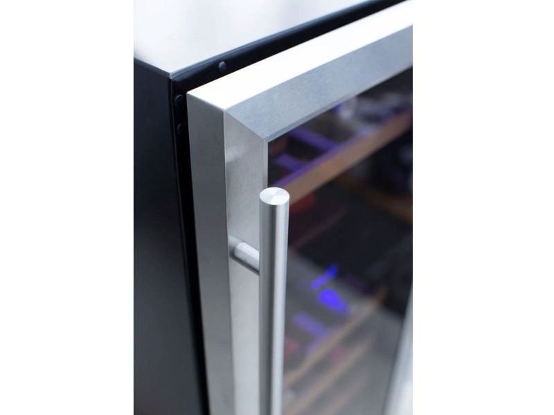 TrueFlame 15-Inch 3.2 Cu. Ft. Outdoor Rated Wine Cooler with Locking Door