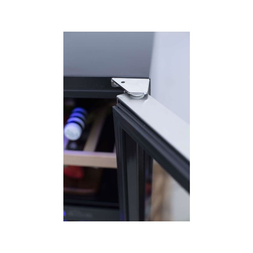 TrueFlame 24-Inch 5.3 Cu. Ft. Outdoor Rated Dual Zone Wine Cooler