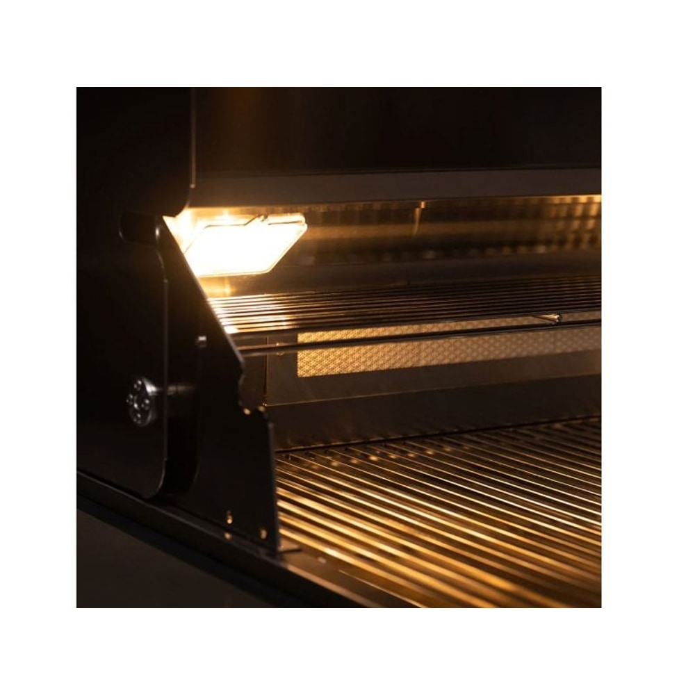 TrueFlame 40-Inch 5-Burner Freestanding Gas Grill with Rear Infrared Burner and Grill Lights