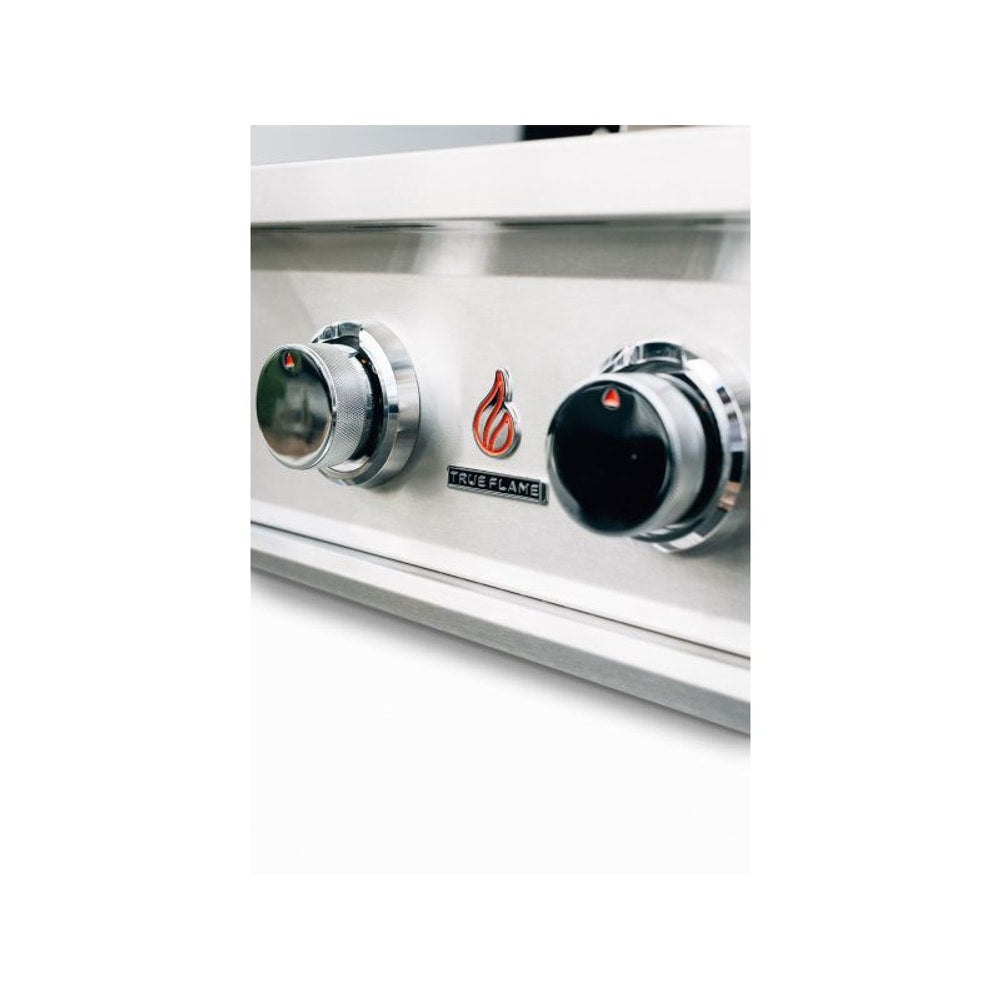 TrueFlame E-Series 25-Inch 3-Burner Gas Grill on Double Door Cart
