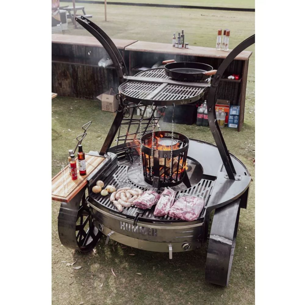 Tromen Hummer Firepit Open Fire Argentine Mega Grill with Oven