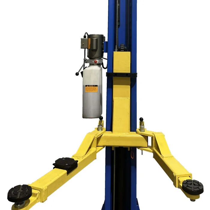ASEplatinum WH9KACX Asymmetric Clear Floor Two Post Lift